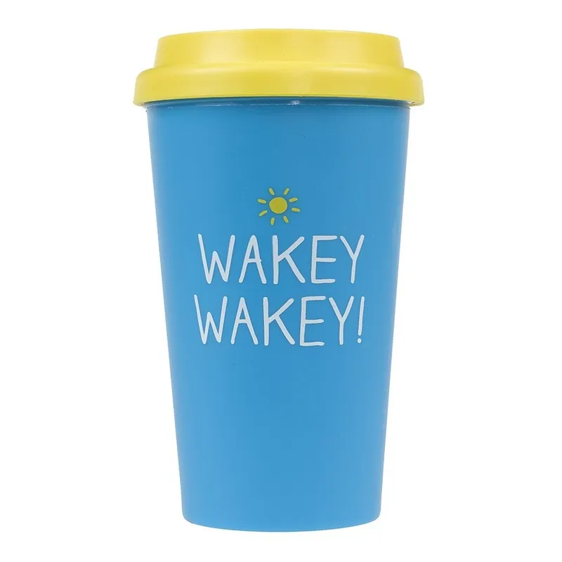 Kubek podróżny Happy Jackson Wakey Wakey, 400 ml Bonami Tylko dziś