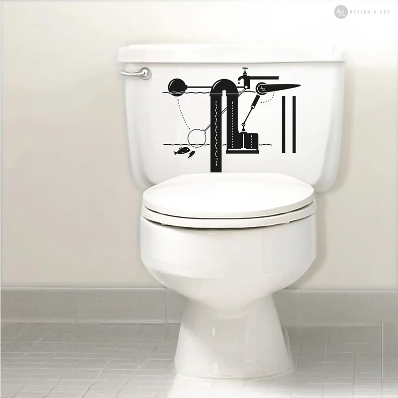 Hit cenowy Naklejka Flush Mechanism Bonami