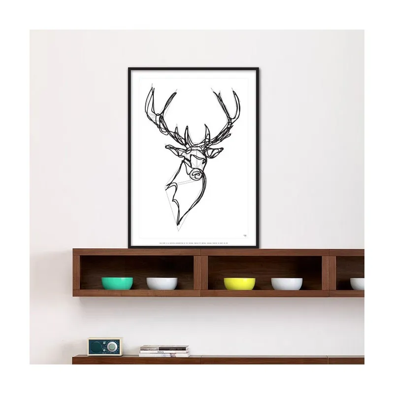 Plakat Royal Stag Deer Bonami Szybka dostawa