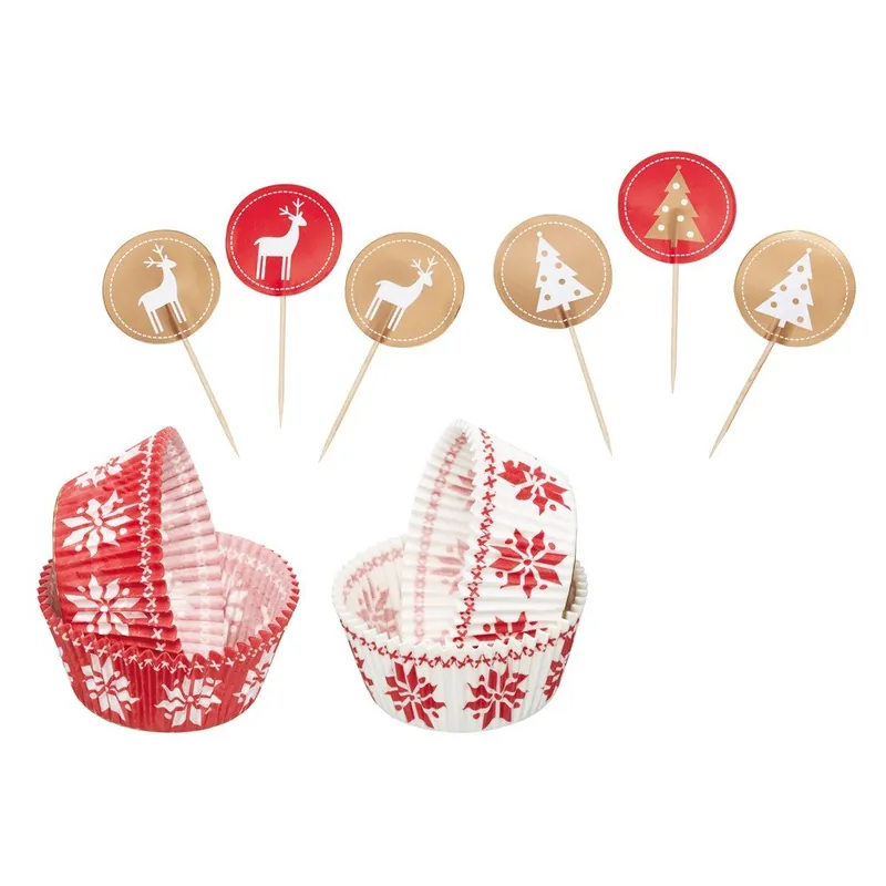 Darmowy zwrot Zestaw do cupcake‘ów Merry Little Christmas Bonami