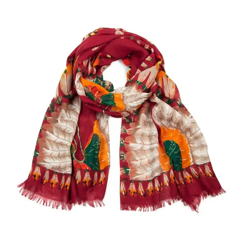 Hit cenowy Szalik Plume Red Bonami