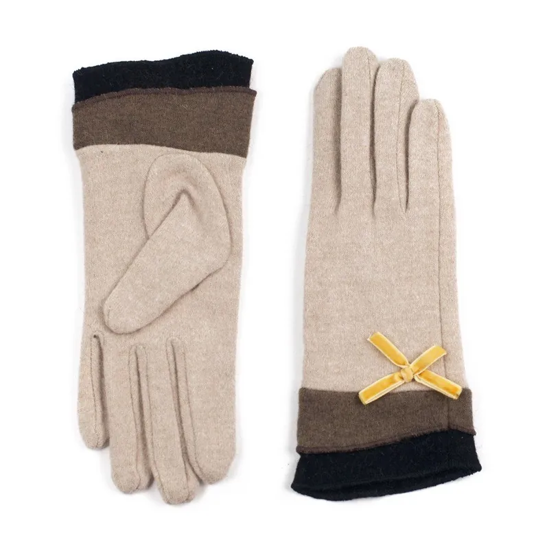 Rękawiczki Bow Beige Bonami Okazja