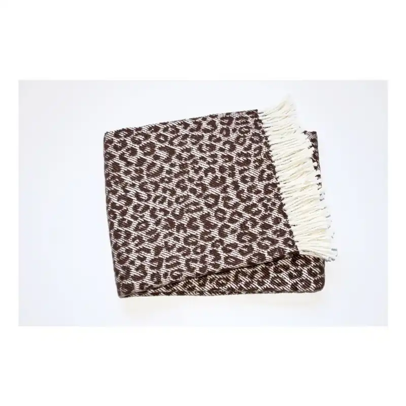 Koc Leopard Coffe, 140x180 cm Bonami Dodaj do koszyka