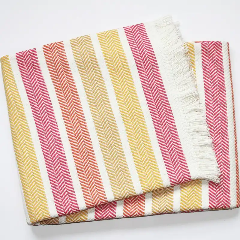 Koc Ocean Fuchsia Yellow, 140x250 cm Bonami Ekspresowa dostawa