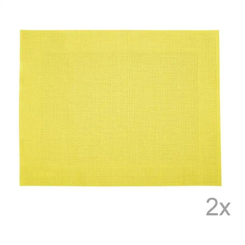 Zestaw 2 mat stołowych Saleen Yellow, 30x40 cm Bonami Do wyczerpania zapasów