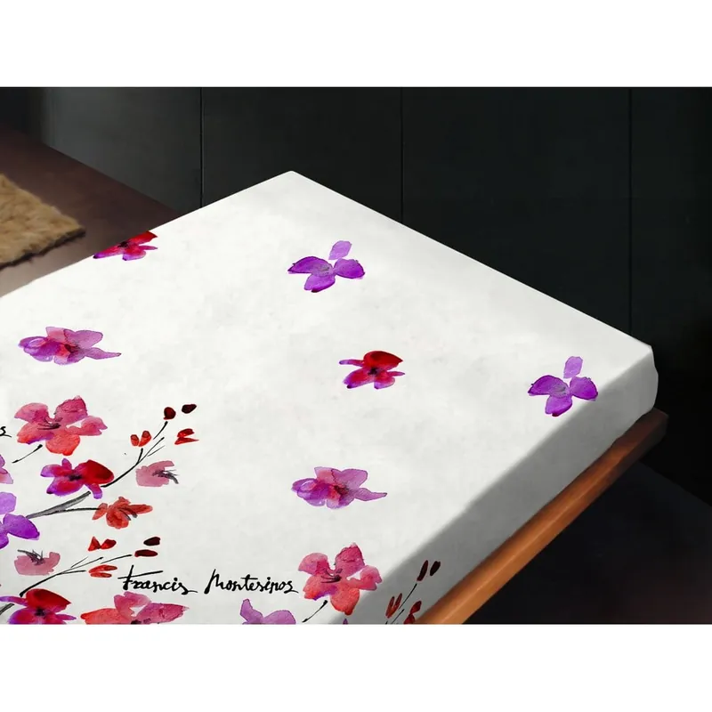Ekspresowa dostawa Prześcieradło Silk Rojo, 240x260 cm Bonami