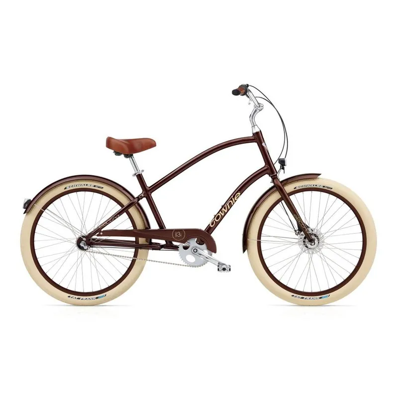 Ostatnie sztuki Rower męski Townie Balloon 3i EQ Brown Metallic Bonami