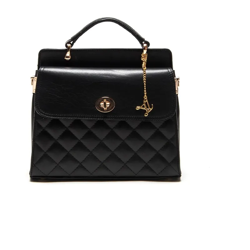 Oferta Skórzana torebka Luisa Vanini 2069 Nero Bonami
