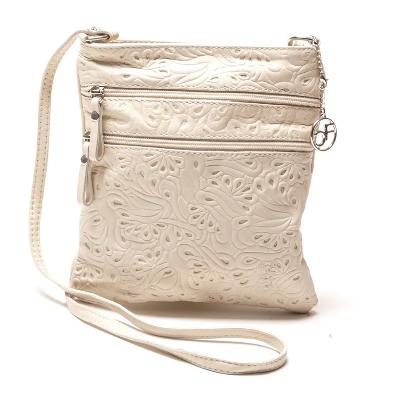 Torebka skórzana Carla Ferreri 2060 Beige Bonami Bestseller