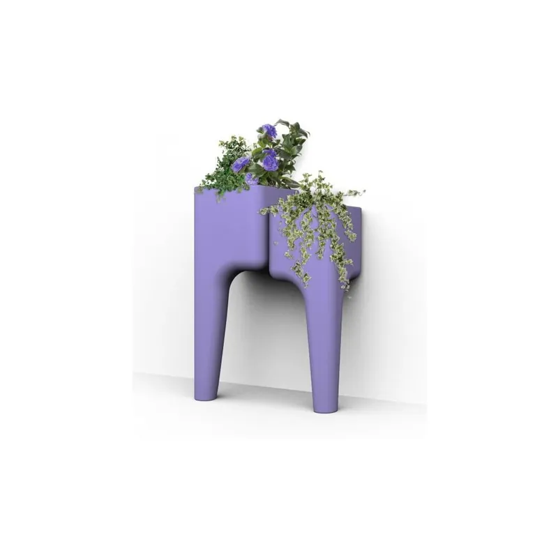 Popularny Designerska doniczka KIGA Small 88x34 cm, lawendowa Bonami