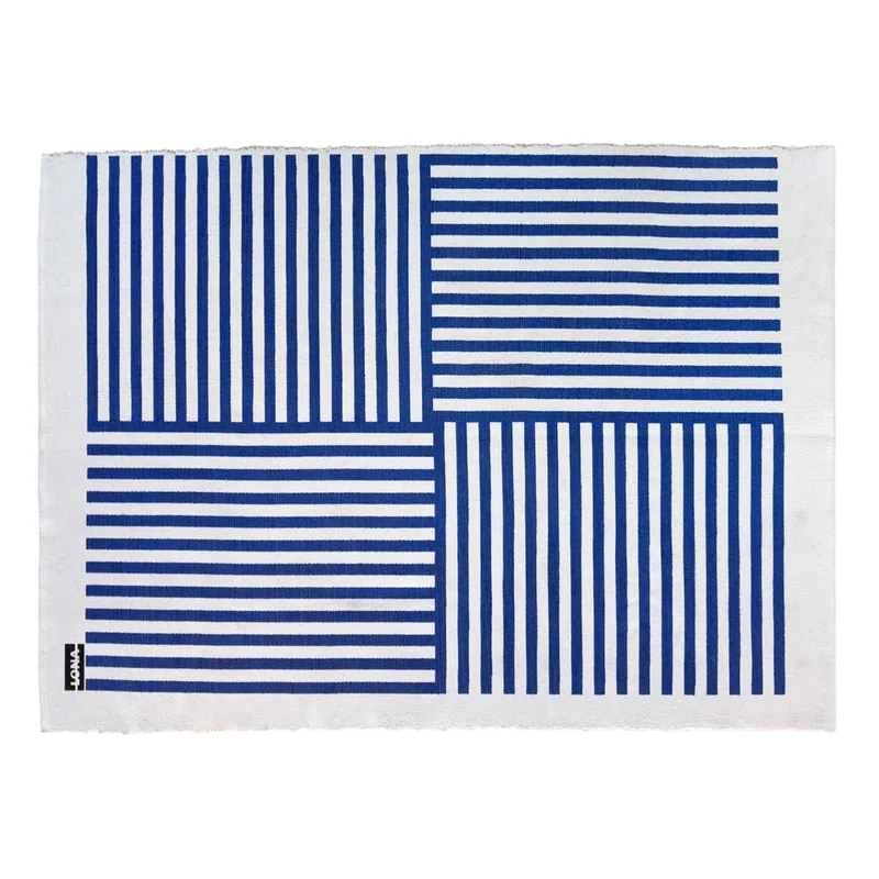 Dywan Lona Print 200x150 cm, niebieski/biały Bonami Niska cena