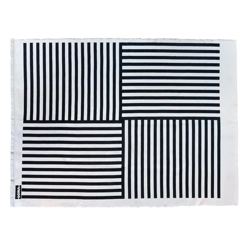 Dywan Lona Print 200x150 cm, czarny/biały Bonami Okazja