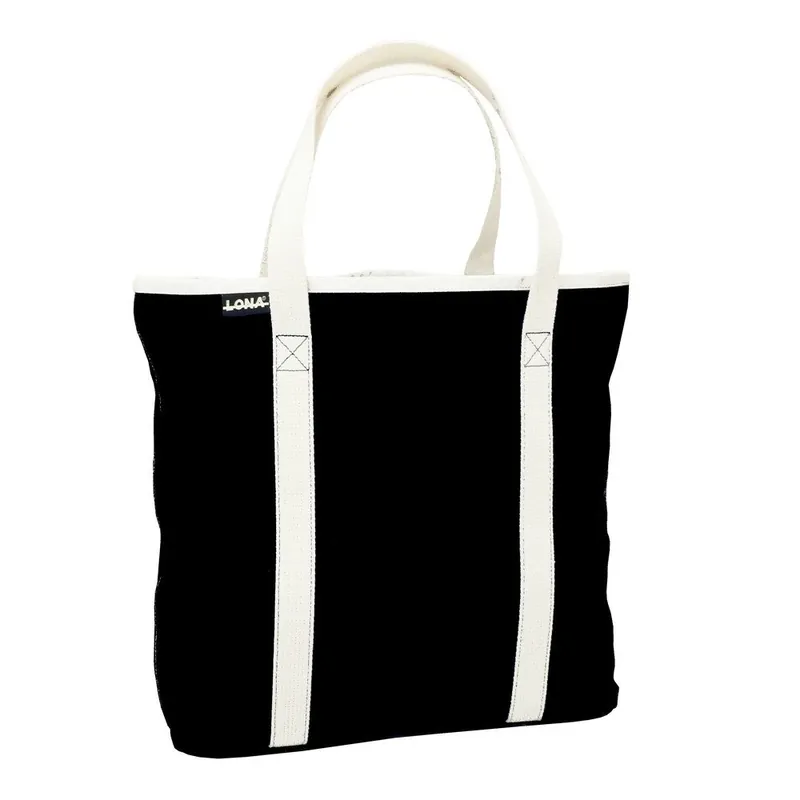 Tani Torba płócienna Patt Bag, czarna, Bonami