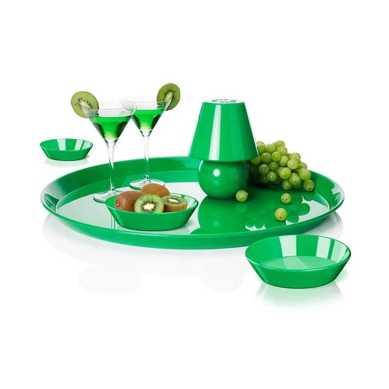 Taca z lampą stołową Fatboy Snacklight Green Bonami Ograniczona ilość