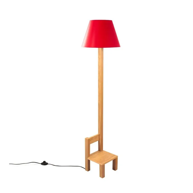 Dostępne od ręki Lampa stojąca Toraki Red Bonami