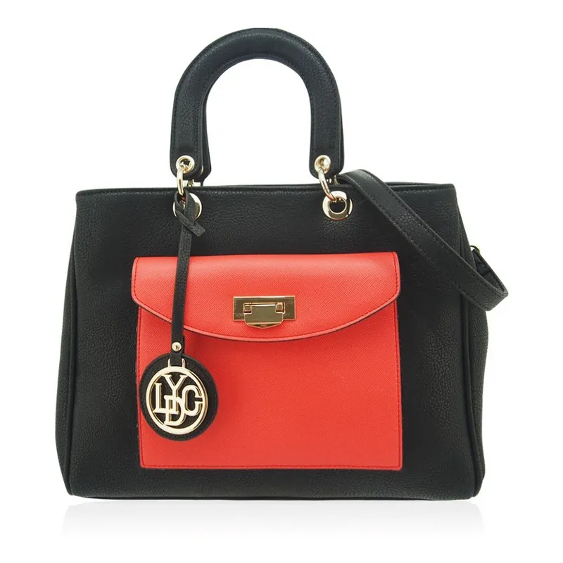 Hit sprzedaży Torebka LYDC L7671 Black and Red Bonami