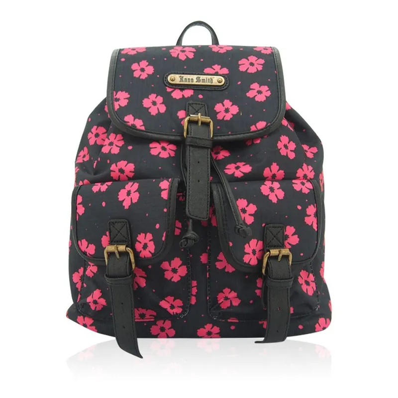 Plecak Anna Smith A4097DF Black and Pink Bonami Ostatnie sztuki