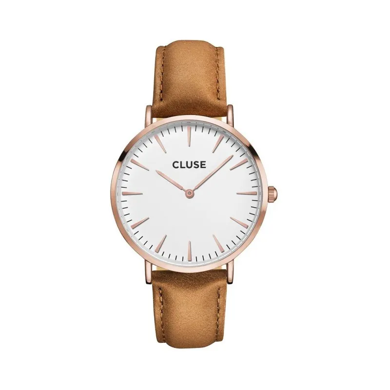 Bezpieczne zakupy Zegarek CLUSE La Bohème Rose Gold/White Caramel Bonami