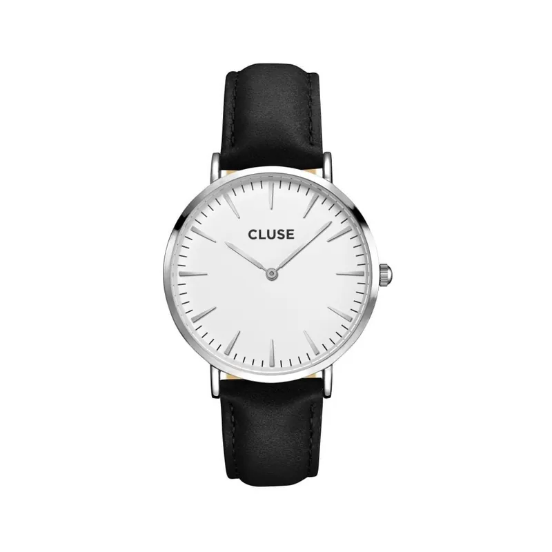 Łatwy zwrot Zegarek CLUSE La Bohème Silver/White Black Bonami