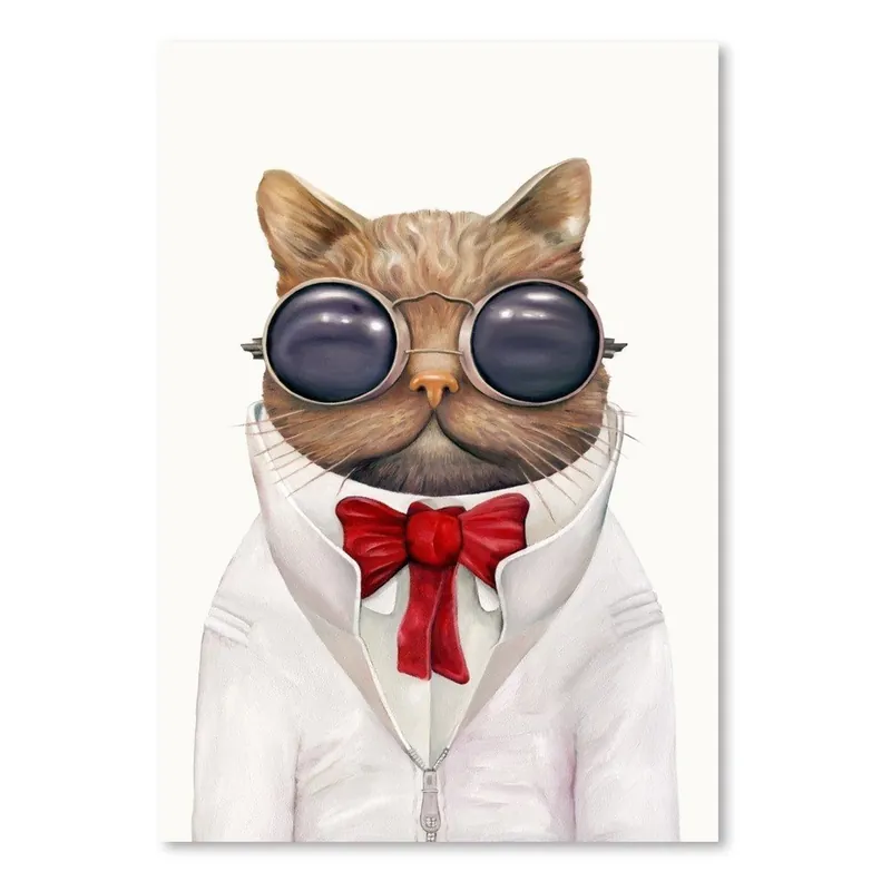 Plakat "Astro Cat", 42x60 cm Bonami Łatwy zwrot