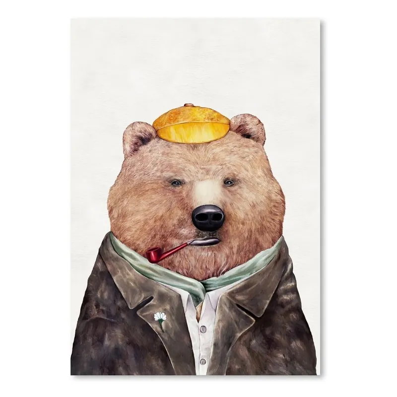 Plakat "Brown Bear", 42x60 cm Bonami Łatwy zwrot