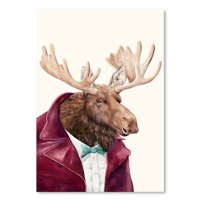 Plakat "Moose", 30x42 cm Bonami Hit sprzedaży