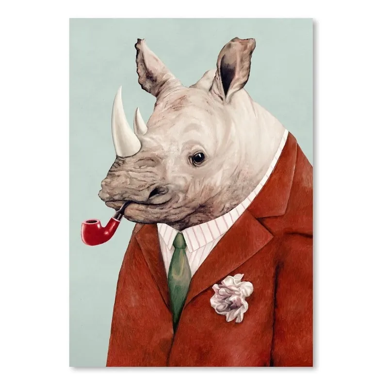 Oferta Plakat "Rhino", 42x60 cm Bonami