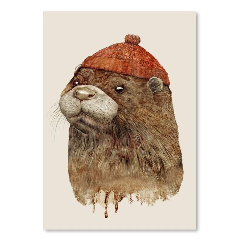 Plakat "River Otter", 42x60 cm Bonami Taniej