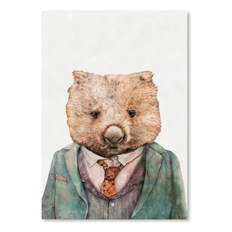 Plakat "Wombat", 42x60 cm Bonami Wysoka jakość