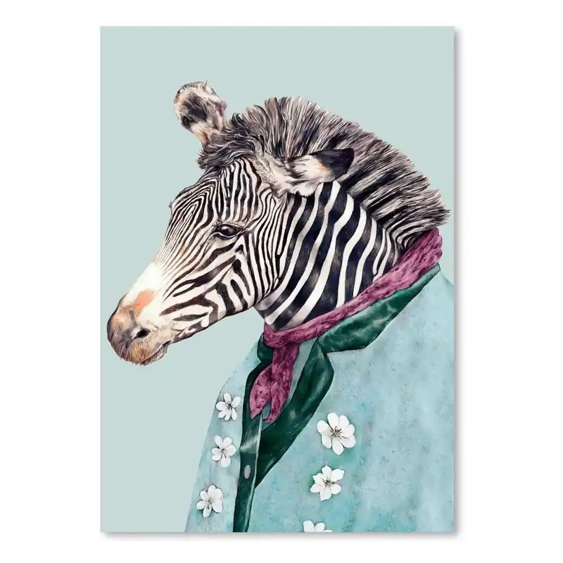 Premium Plakat "Zebra", 42x60 cm Bonami