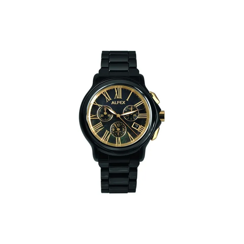 Zegarek męski Alfex 56297 Black/Black Bonami Ostatnie sztuki