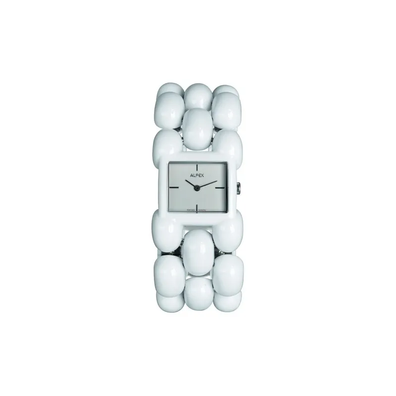 Kup online Zegarek damski Alfex 5681 White/White Bonami