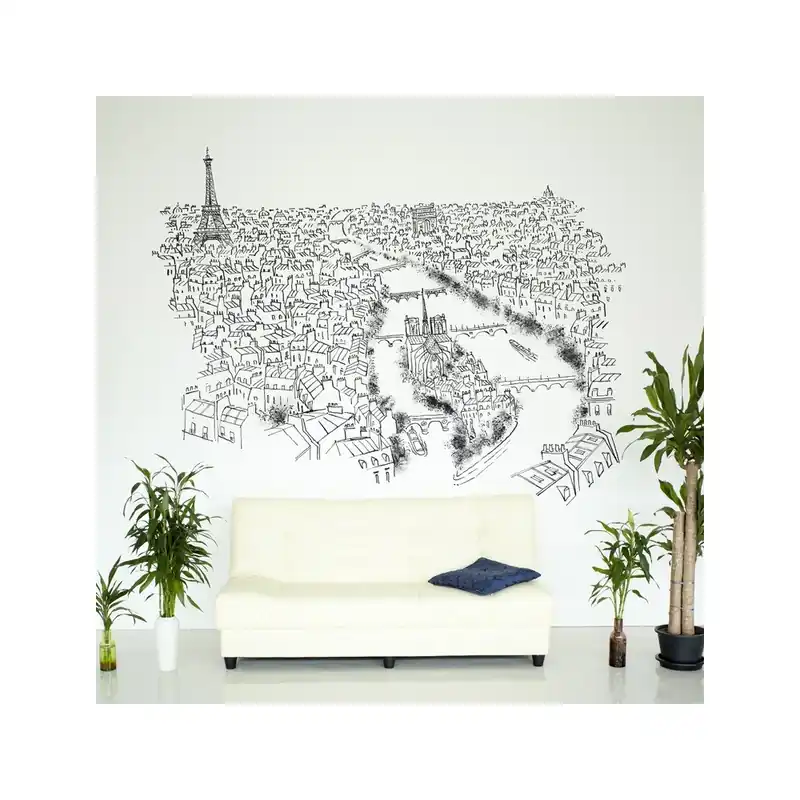Premium Naklejka Paris River Seine, 110x145 cm Bonami