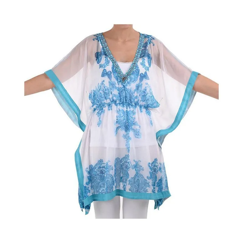 Darmowy zwrot Tunika Kaftan, jasnoniebieska Bonami