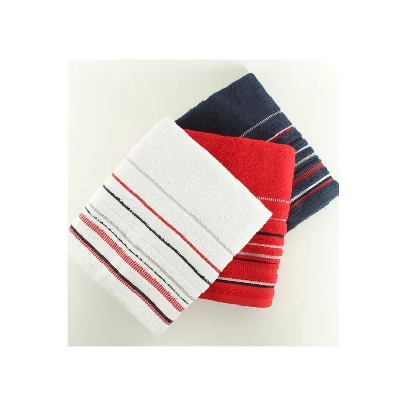 Hit cenowy Komplet 2 ręczników US Polo Hand White/Red/navy, 50x90 cm Bonami