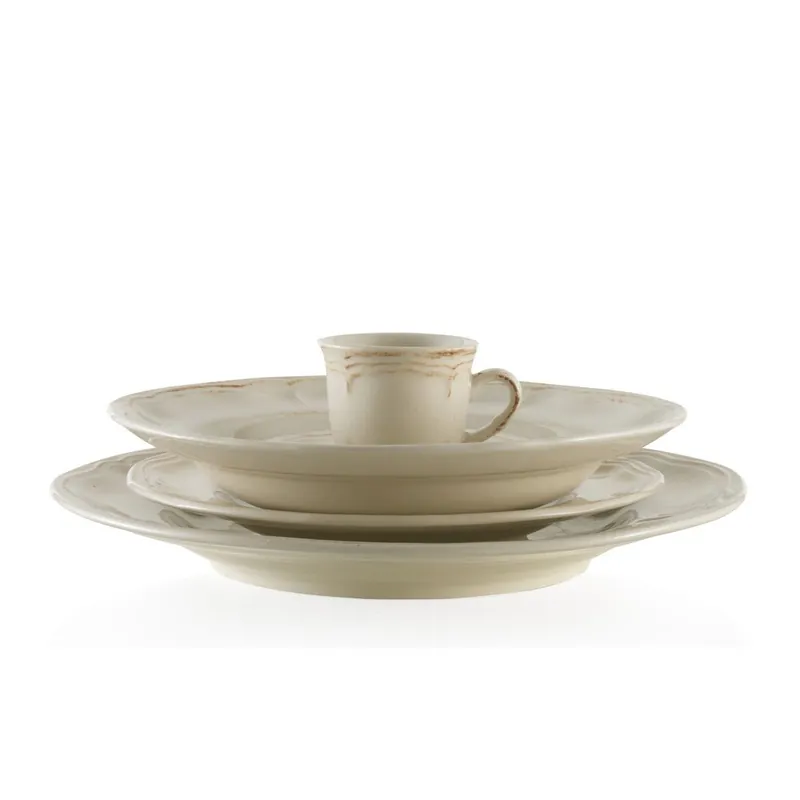 Zestaw ceramicznych naczyń Melange Cream Bonami Taniej