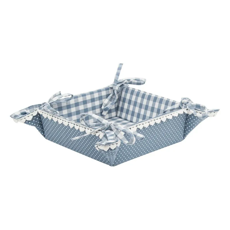 Oferta limitowana Kosz na pieczywo Basic Hearts, niebieski Bonami