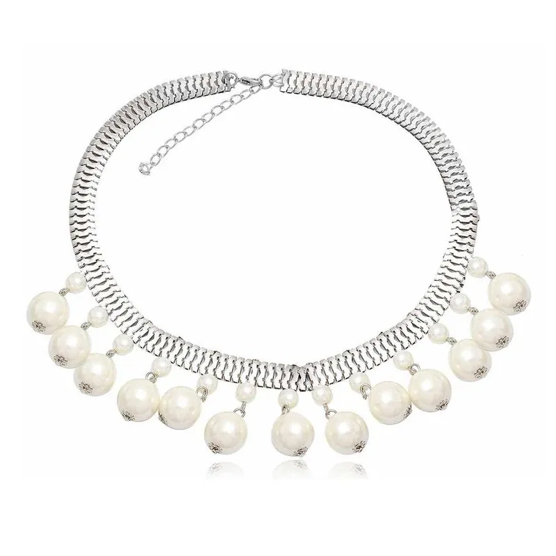 Naszyjnik Pearl White Drops Bonami Nowy