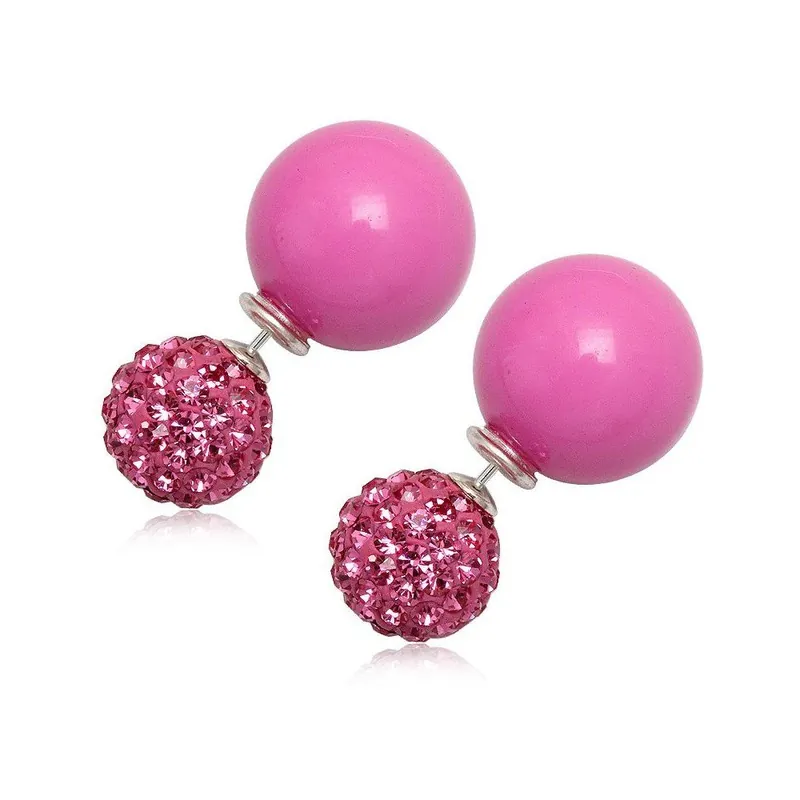 Hit cenowy Kolczyki Double Pearl Pink Bonami