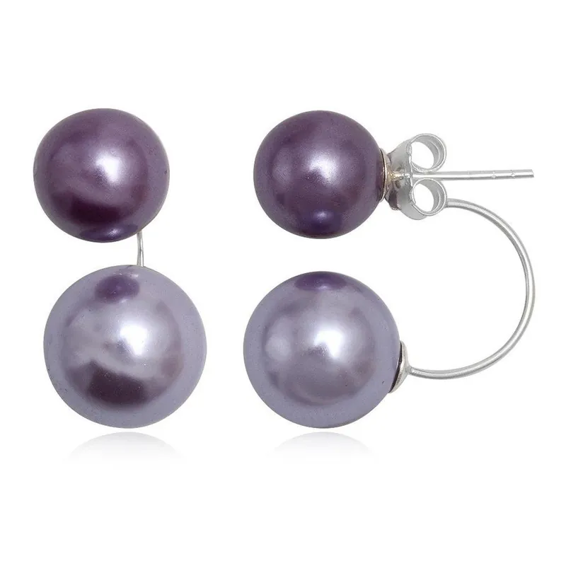 Kolczyki Two Pearls Purple Bonami Łatwy zwrot