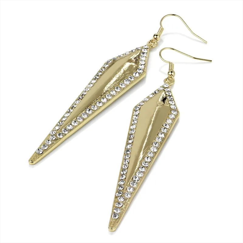 Kolczyki Crystal Gold Triangle Bonami Dodaj do koszyka