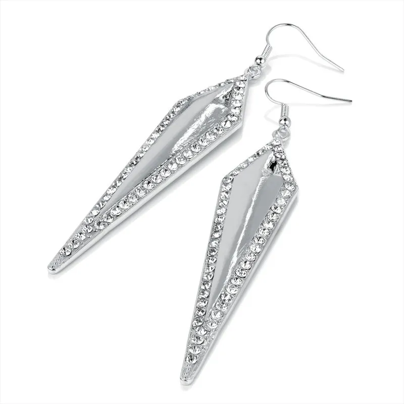 Kolczyki Crystal Silver Triangle Bonami Cena promocyjna
