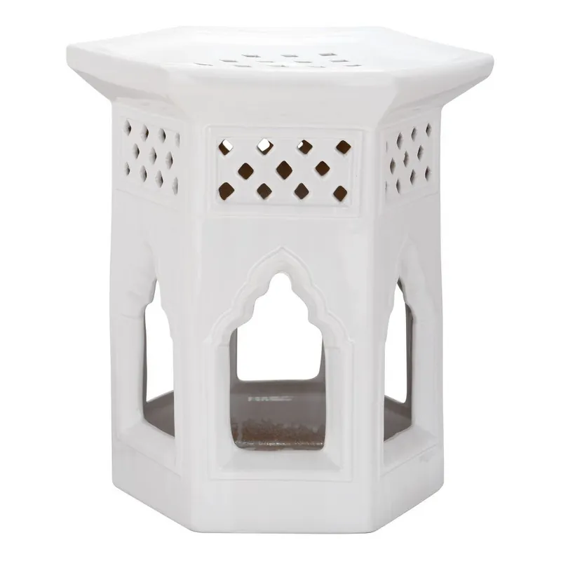 Kup teraz Stołek Moroccan White Bonami