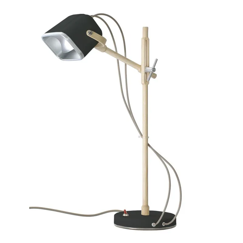 Kup teraz Lampa stołowa Mob Wood, szara Bonami
