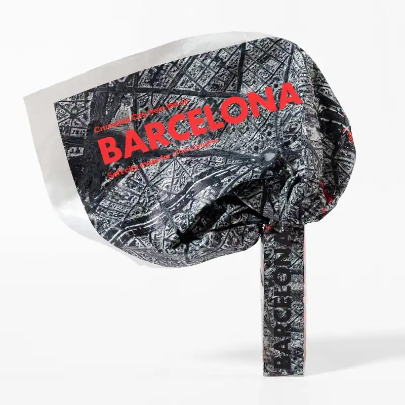 Zgnieciona mapa satelitarna Palomar Barcelona Bonami Szybka dostawa