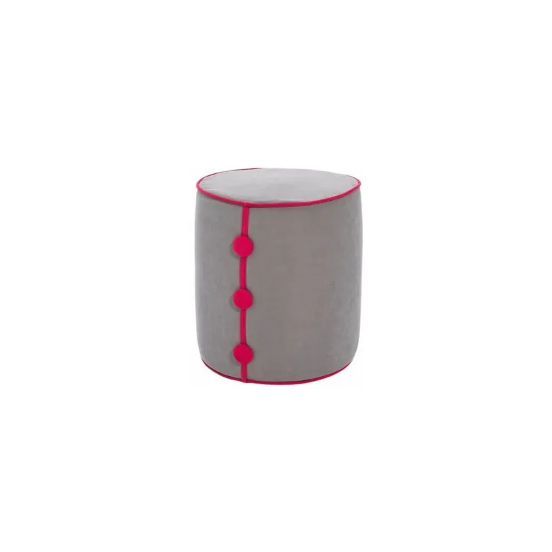 Ostatnie sztuki Puf Dots Grey/Fuxia Bonami