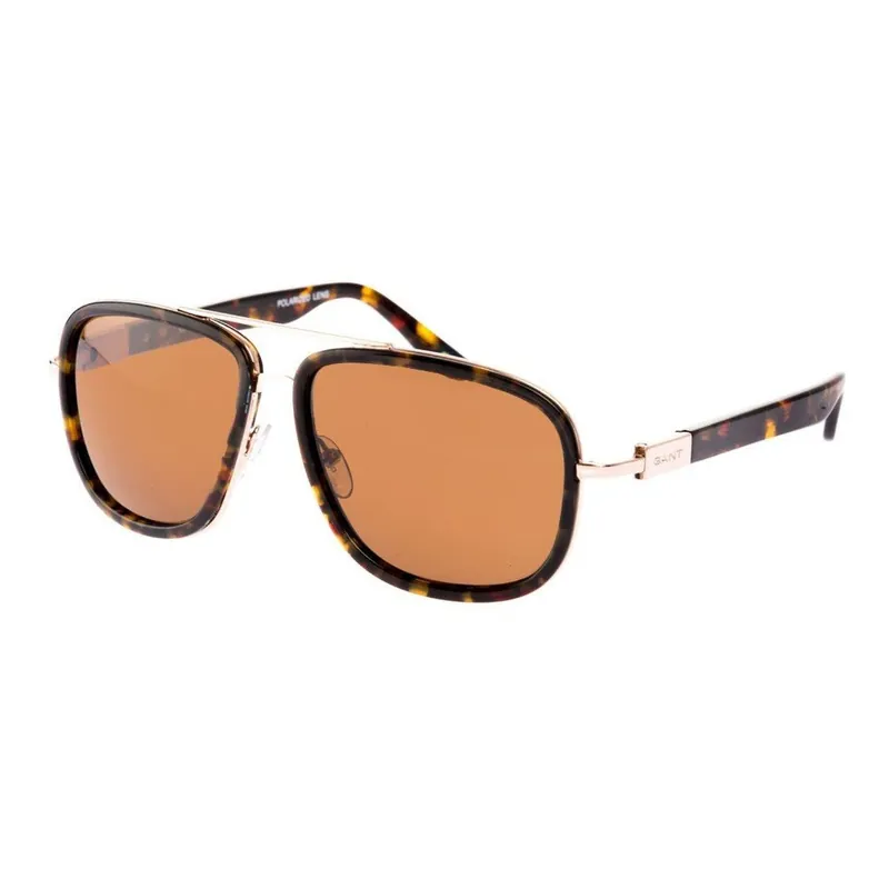 Ekspresowa dostawa Męskie okulary przeciwsłoneczne GANT Brown Gold Bonami
