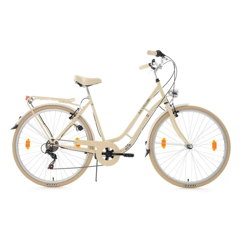 Damski rower City Bike Casino Beige Six Gang, 28" Bonami Szybka wysyłka