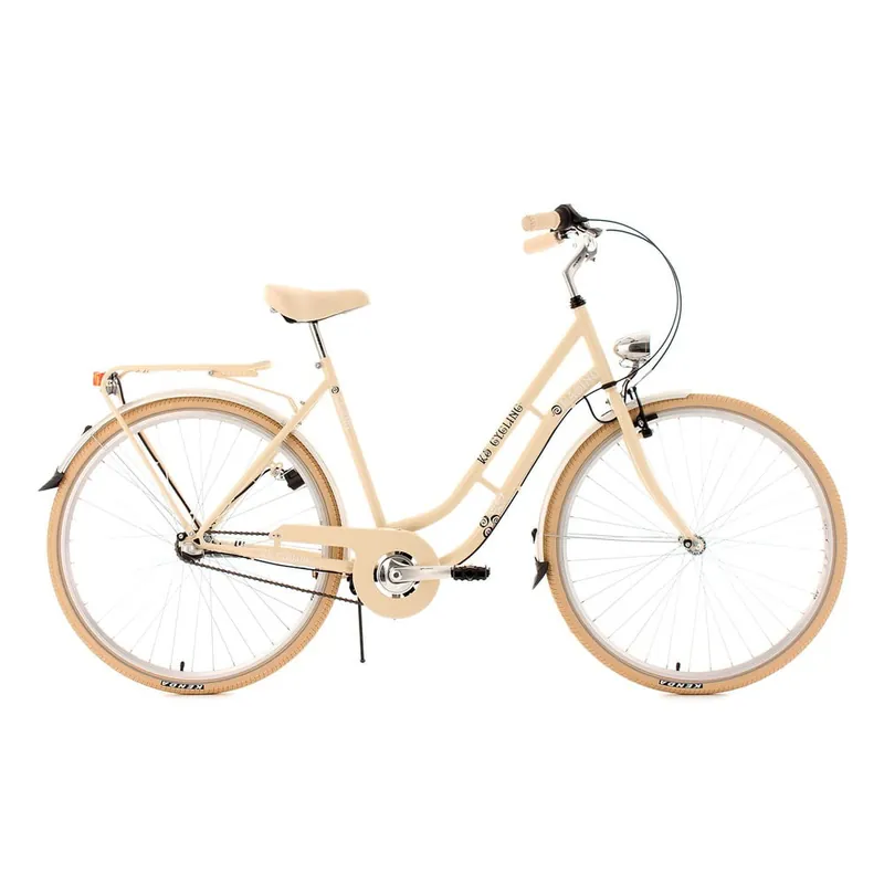Łatwy zwrot Damski rower City Bike Casino Beige Three Gang, 28" Bonami