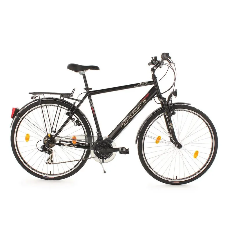 Męski rower City Bike CLX Black, 28", wysokość ramy 53 cm Bonami Tylko do końca tygodnia